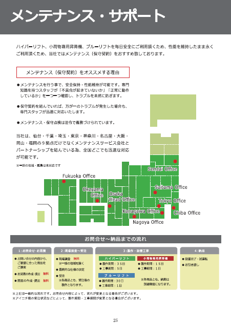 メンテナンスカタログ